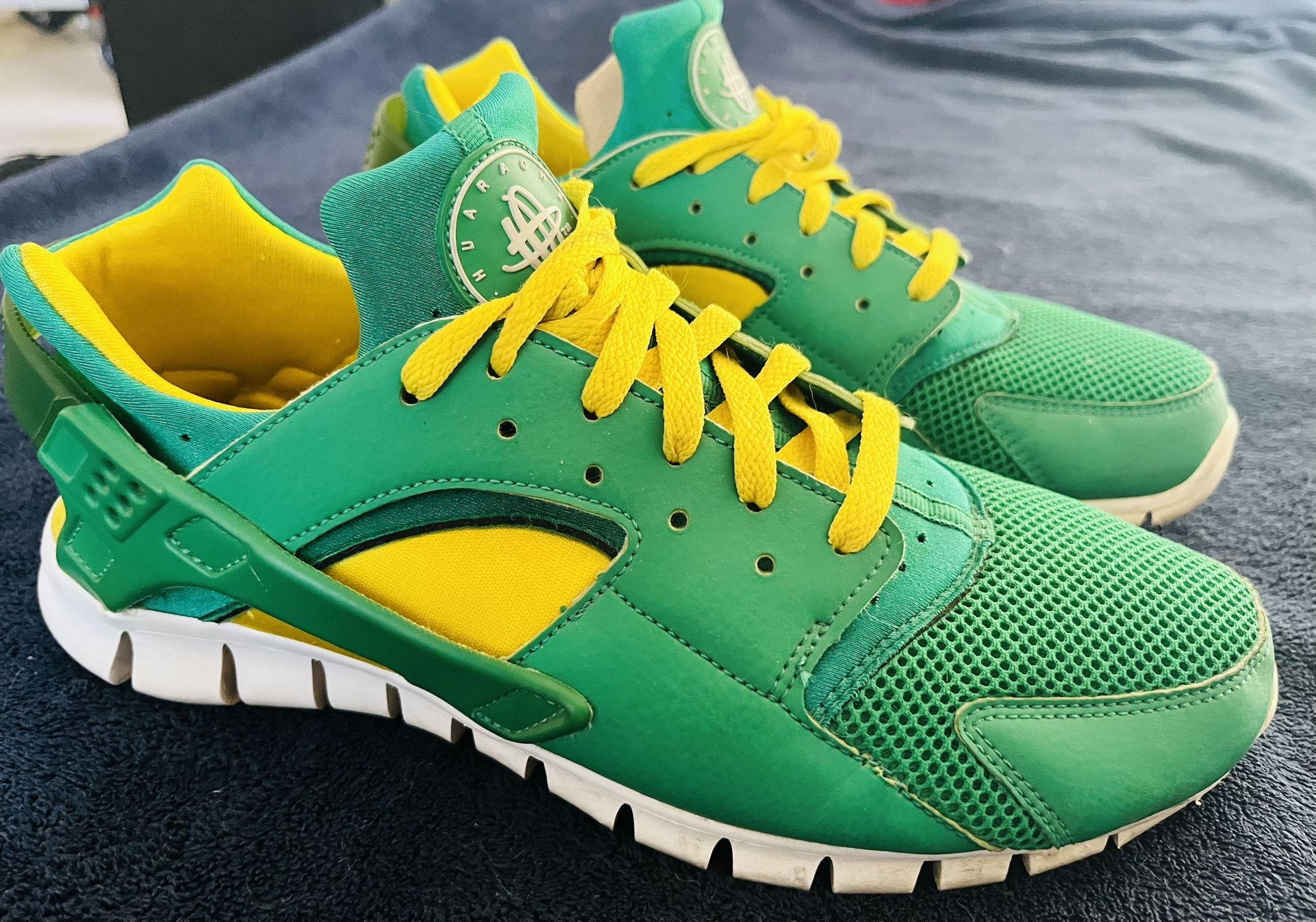 Nike Huarache Oregon Duck Colors Sz 11