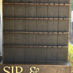 Custom Wood Champagne Wall (Rent Or Buy)