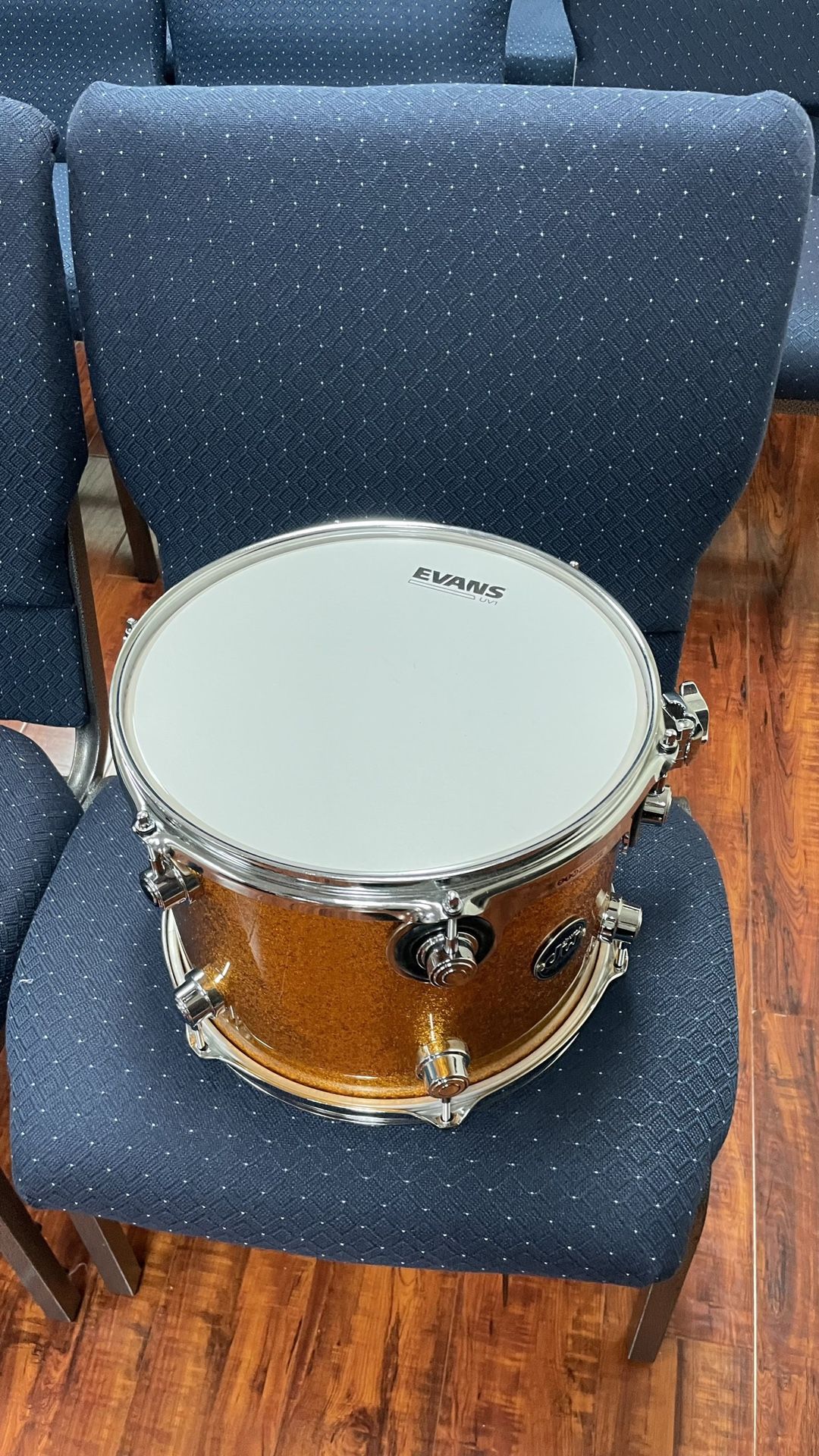 DW 9x12 Tom - Gold Sparkle