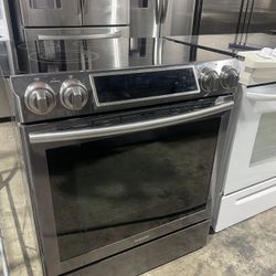 SALE! Electric slide in stove Samsung black stainless steel/ estufa 