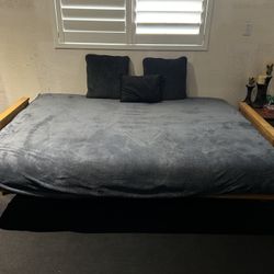 Queen size Futon frame and mattress