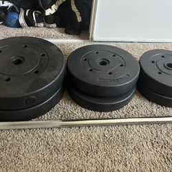 Barbell And Weights Set