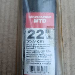 22 inch  high lift lawn mower blade 