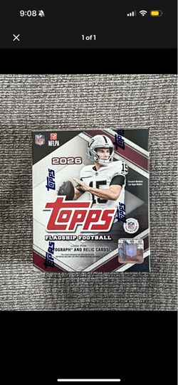 (5) Topps Flagship Football Mega Boxes SEALED