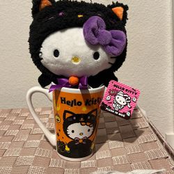 Hello Kitty Plush In Mug