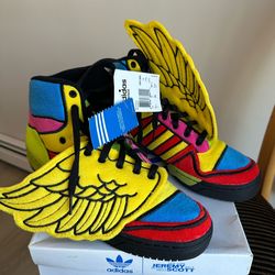 Adidas Js Wings 1 Jeremy Scott Rainbow size 10.5 Brand New in Box RARE Color