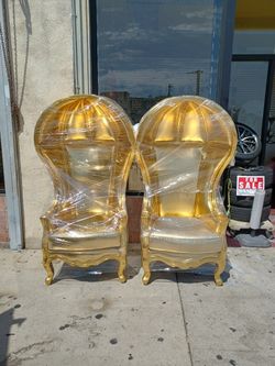 Golden Fancy Chairs