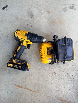 DeWalt 20V Max Cordless Drill with Battery and Charger
