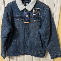 Buffalo Workwear Denim Jacket Sherpa Lined