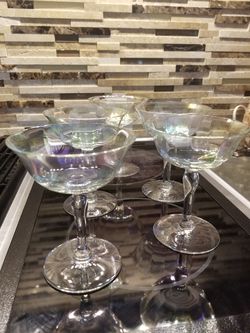 Vintage champagne/sherbert glasses