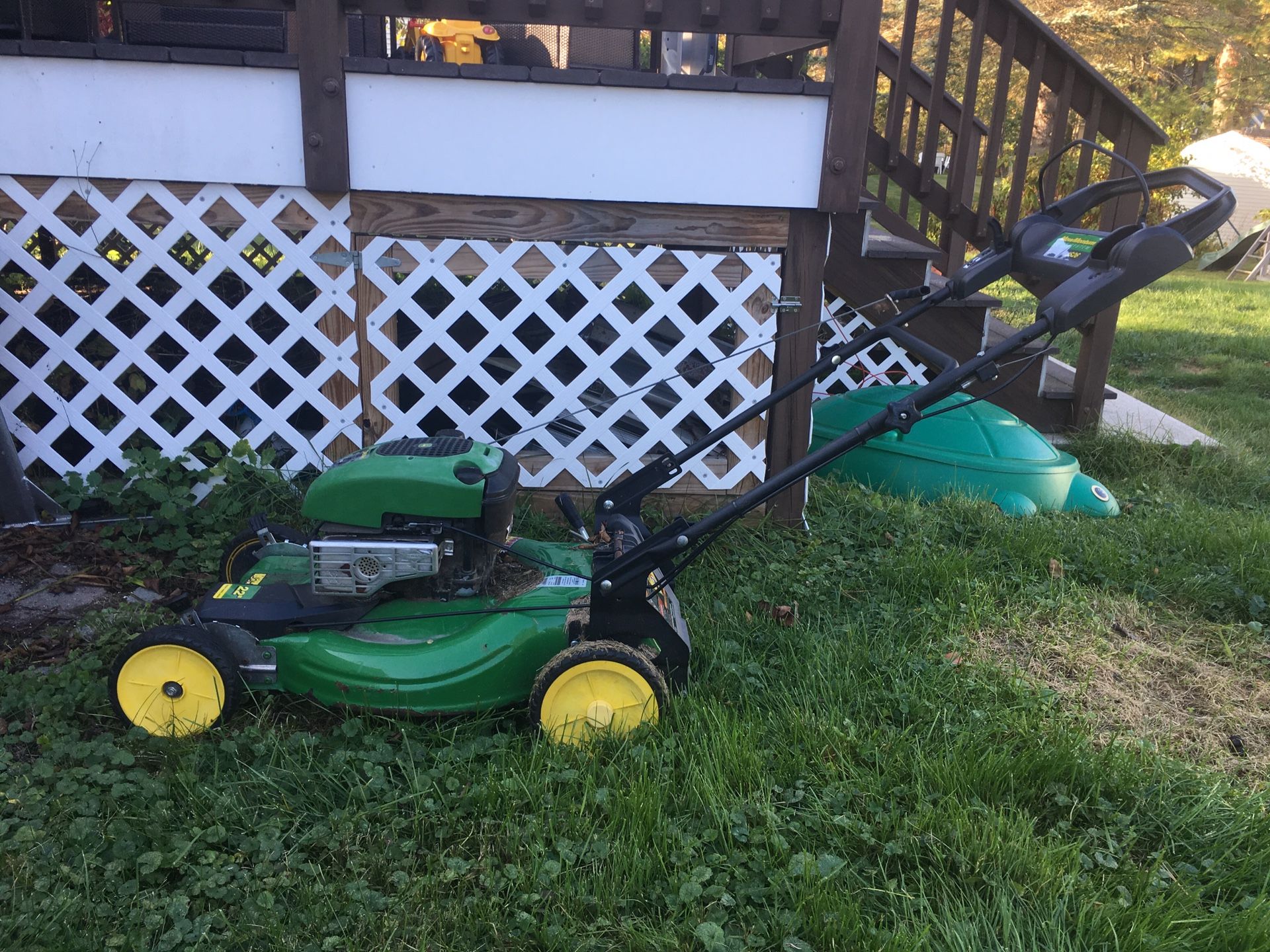 John Deere lawn mower