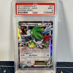 Shaymin ex Pokemon XY PSA 9