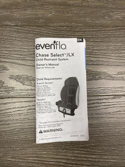 Evenflo chase select lx top