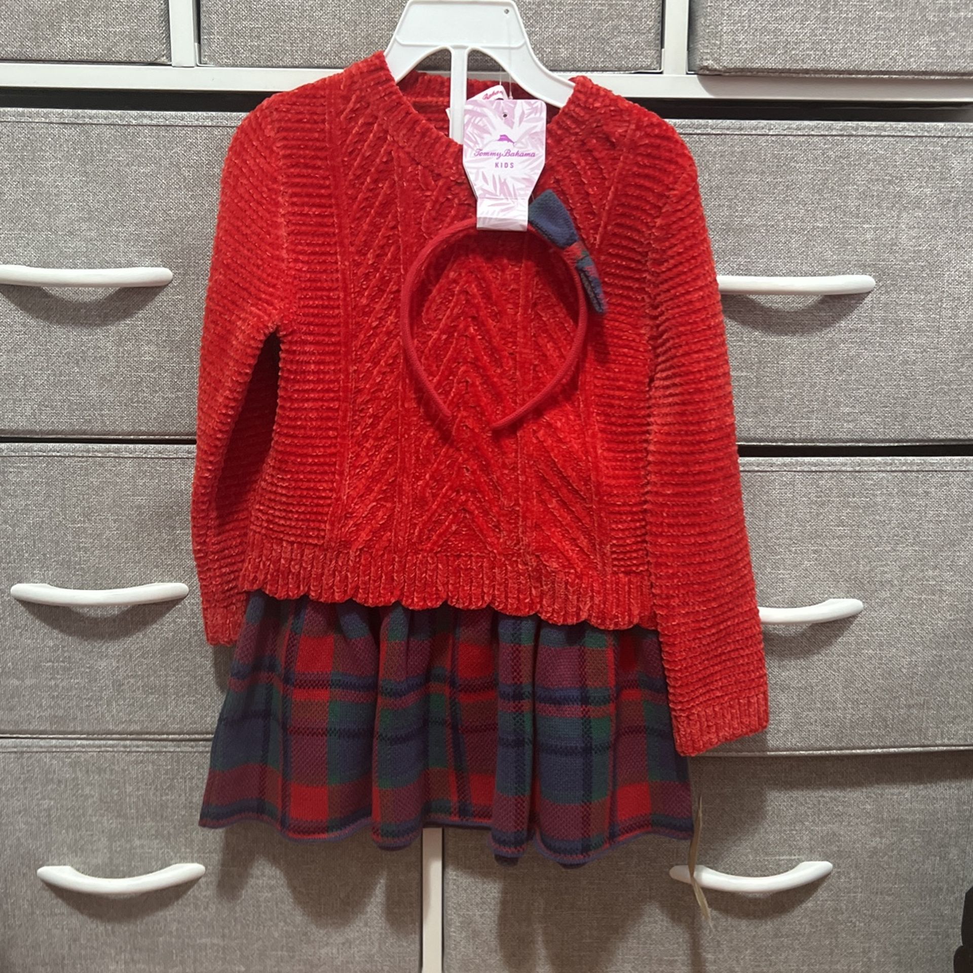 3t Tommy Bahama Skirt,sweater And Headband