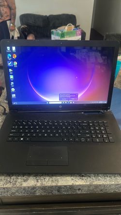 Hp black laptop