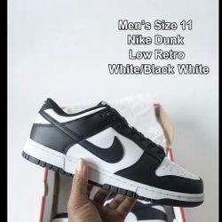 Men’s Nike Panda Dunk Lows White/Black-white