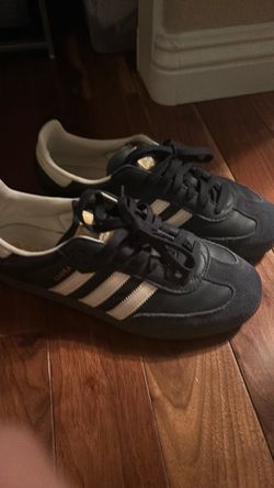 Navy blue Adidas Sambas
