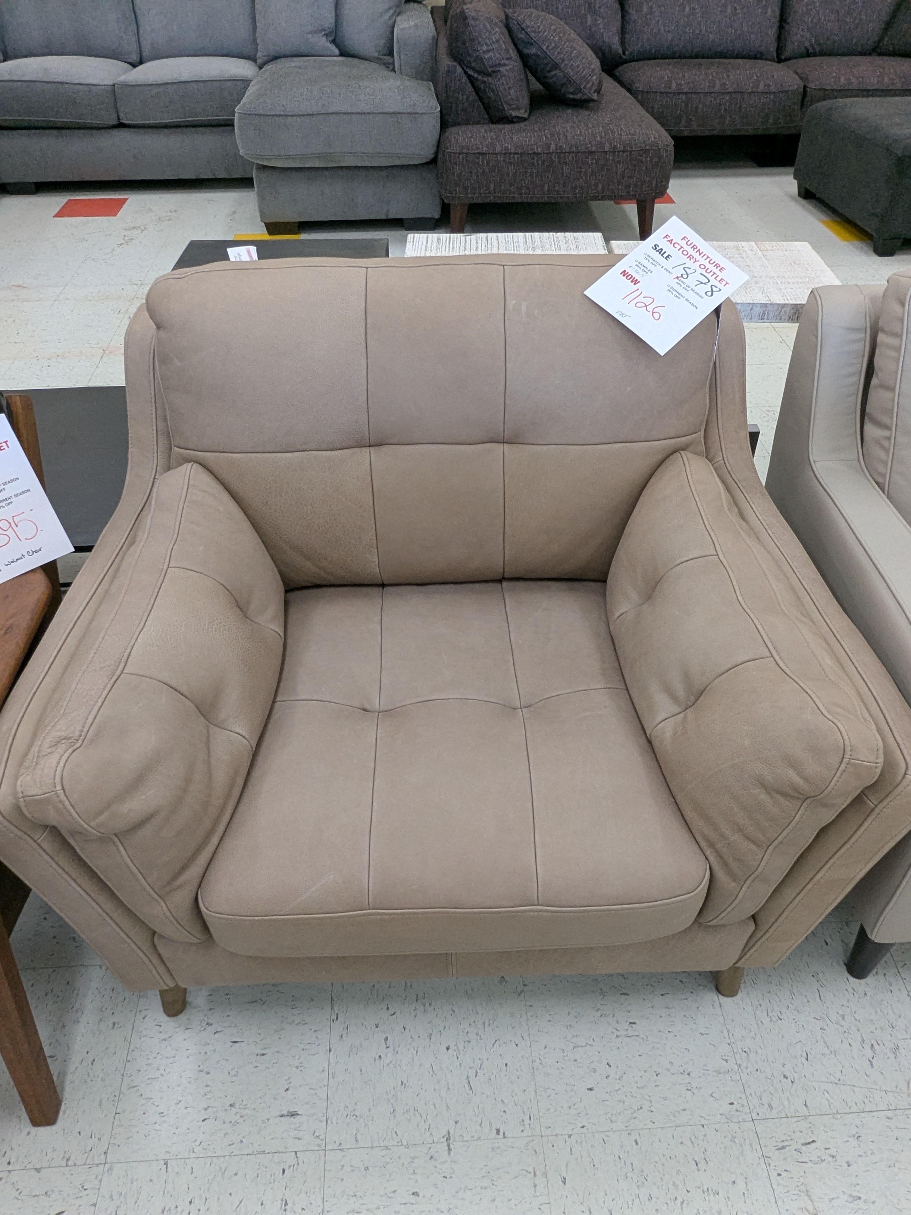 Houlden Taupe Chair