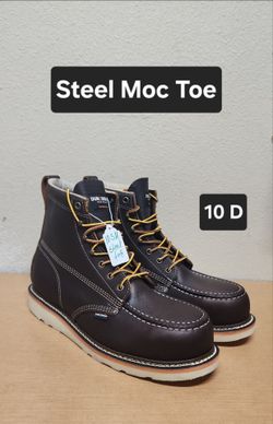 Duradero Work Boots sz10D STEEL MOC TOE