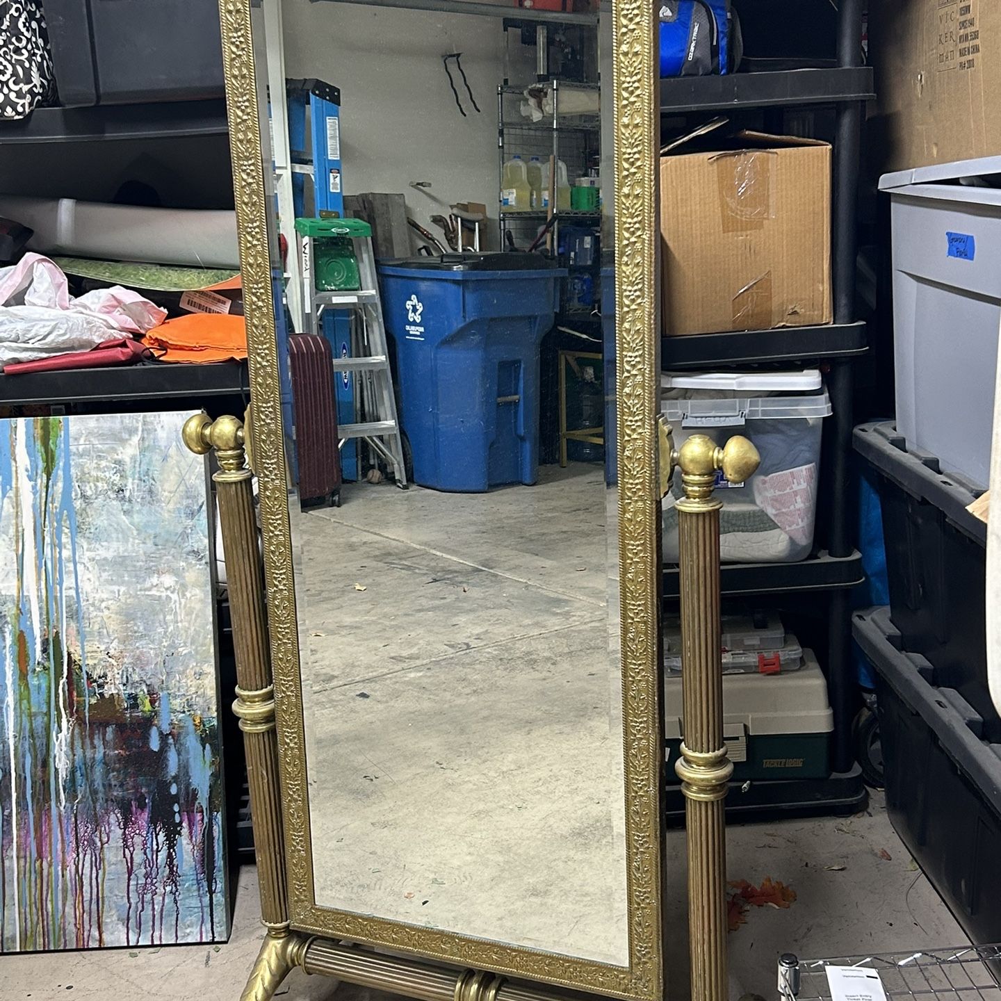 Antique Solid Brass Mirror