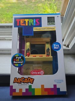 Collectible tetris game