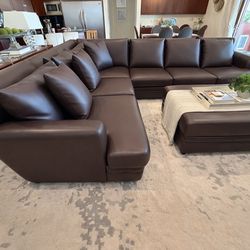Creative Leather Sectional Sofa