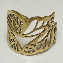 Lucky Brand Gold Butterfly Cuff