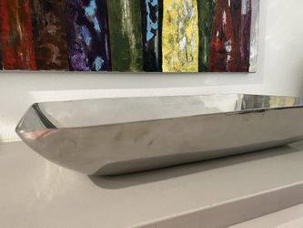 STAINLESS STEEL XXL Rectangular Bowl, Used Once For A Wedding