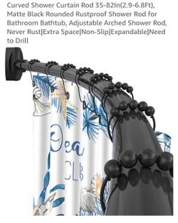 Curved Shower Curtain Rod