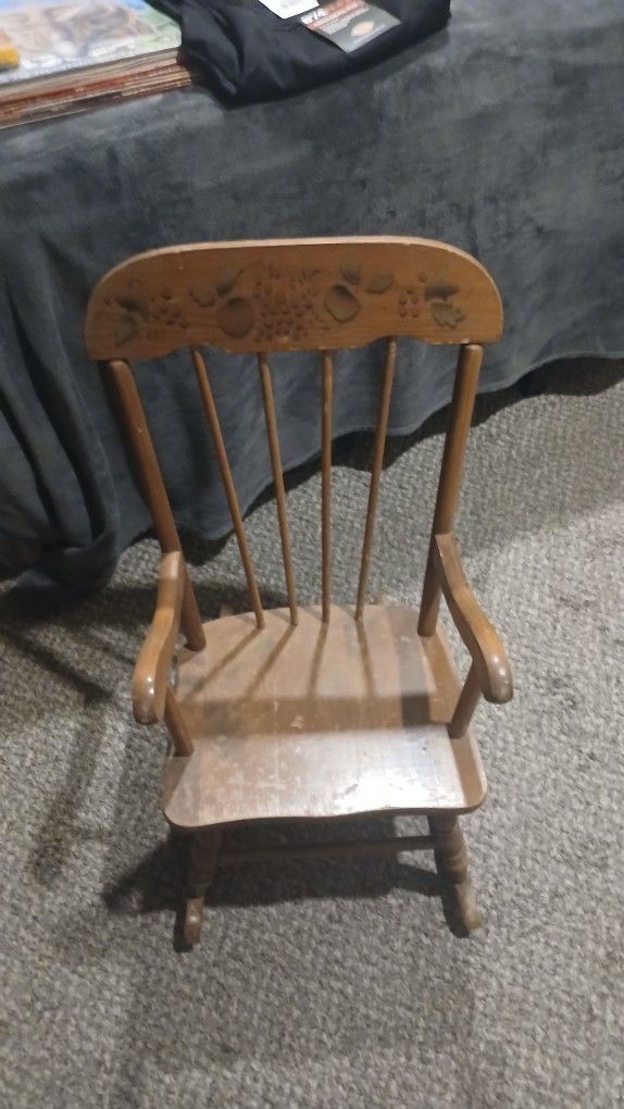 Vintage Child's Rocking Chair