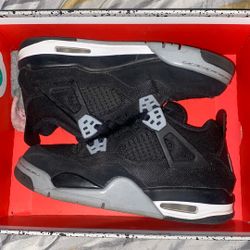 Black, Grey- White Jordan 4 Retros 