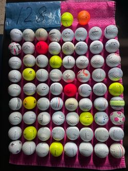 Batch#128 - 74 premium & mixed highly playable GOLF balls