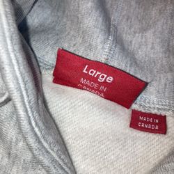 Grey Supreme Box Logo