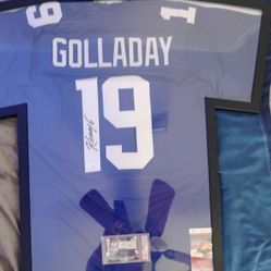 Giants Autographed Jersey And Autographed Graded Card With Jersey Peice 