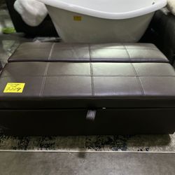 Sleeper Ottoman Bed Leather 