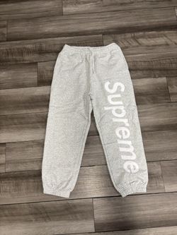 Gray supreme Sweatpants,brand new,size medium,