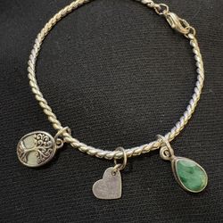 Silver 925 Charm Bracelet 