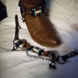 New Star Concho Men Women Boot Beads