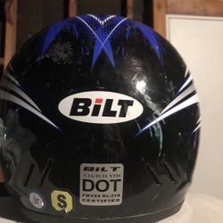 BILT Motorcycle Helmet ( Small Size Used)