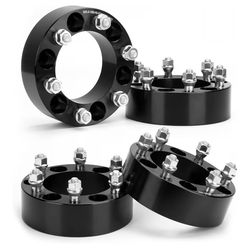 KSP 2in 6x5.5 Tacoma Wheel Spacers, 6x139.7 Tire Spacer fit for Toyota Tundra 4Runner FJ Land Cruiser Sequoia, 50mm Forged Lug Centric Spacer 108mm