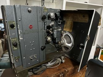 RCA 16mm Film Projector WWII Era Tube Amp