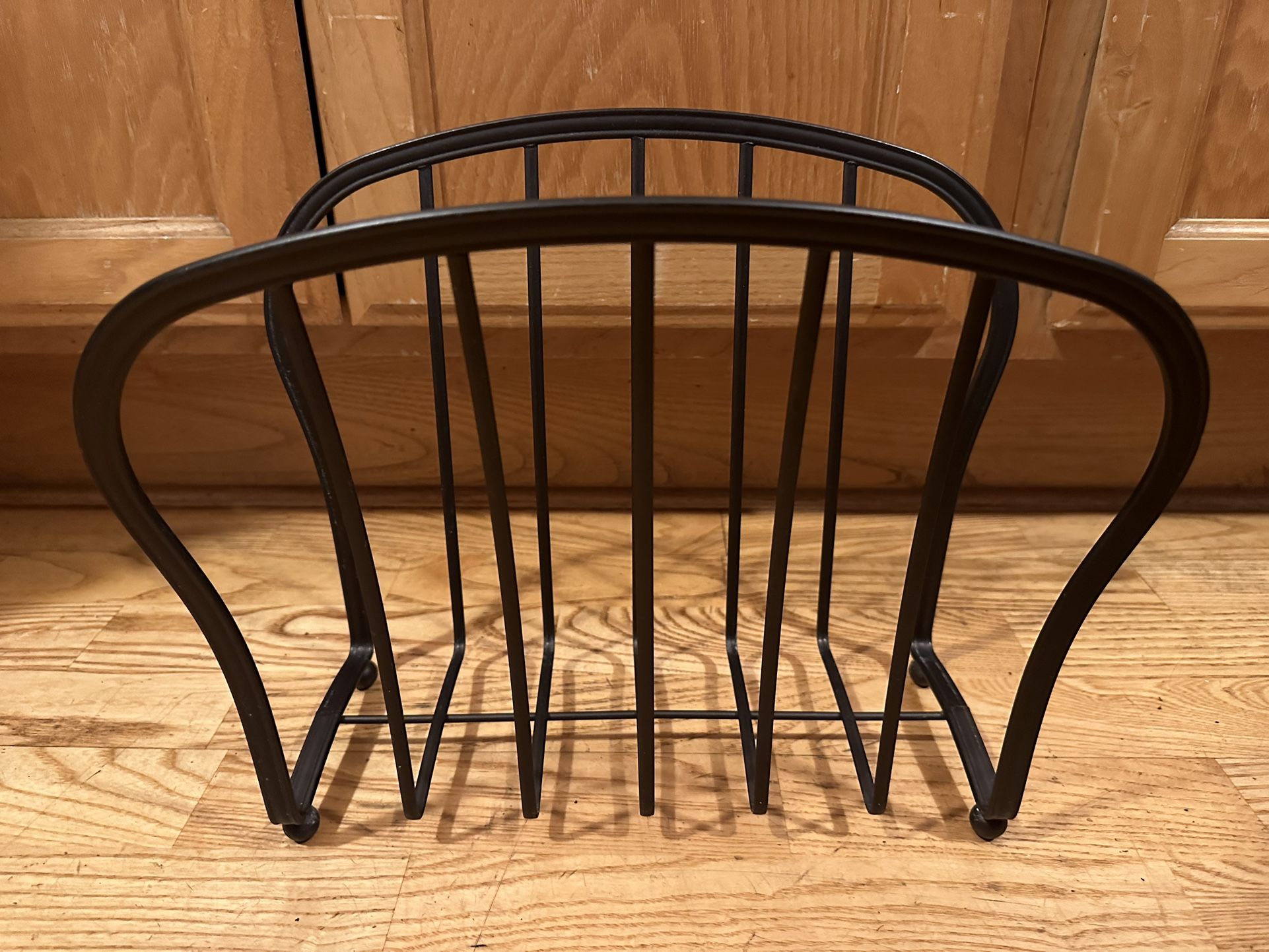 Vintage Magazine Rack, Metal