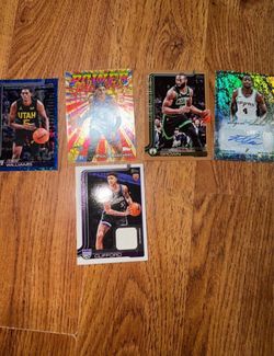 NBA Sports card Lot Rare signed Numbered Topps Panini