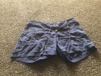 Washed Blue Cargo Shorts 