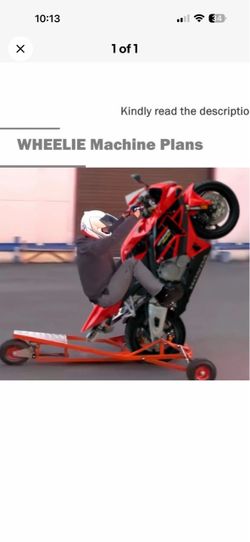 Wheelie machine