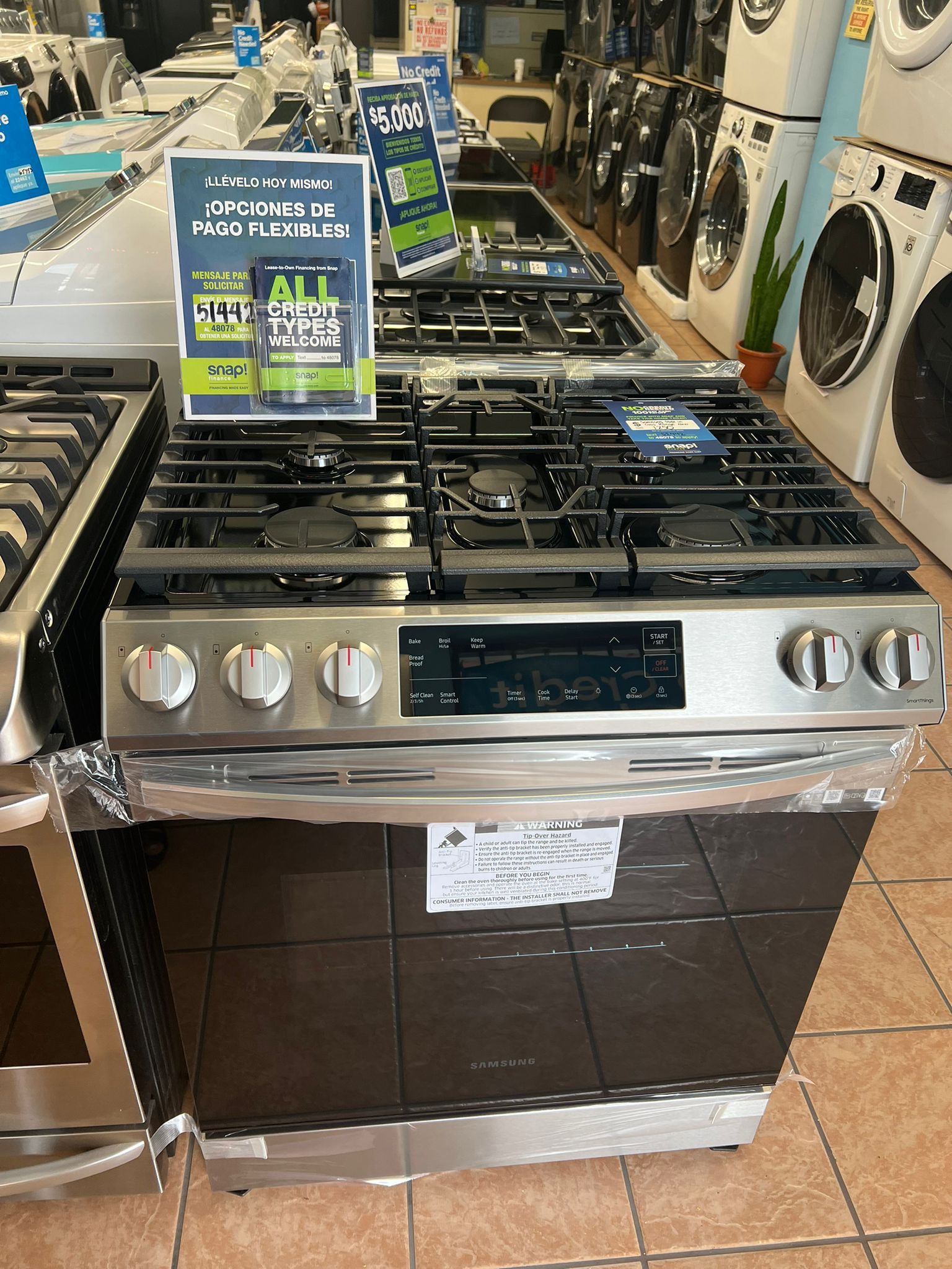 Samsung Slide In Gas Stove