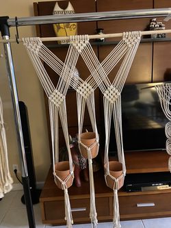 Plant Hanger - Macrame - Colgante Para Plantas