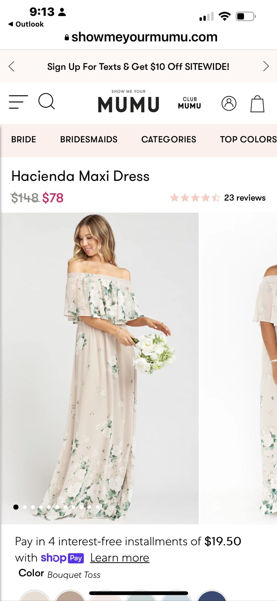 Beautiful Spring Dress. New with Tag. Size M