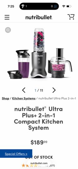 Nutribullet ultra plus 2 in 1 new in box