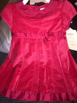 Carter’s Baby Girl Dress (red), 6 months